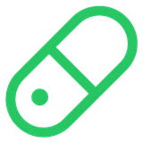 Organized medication administration icon