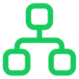 One connected person record icon